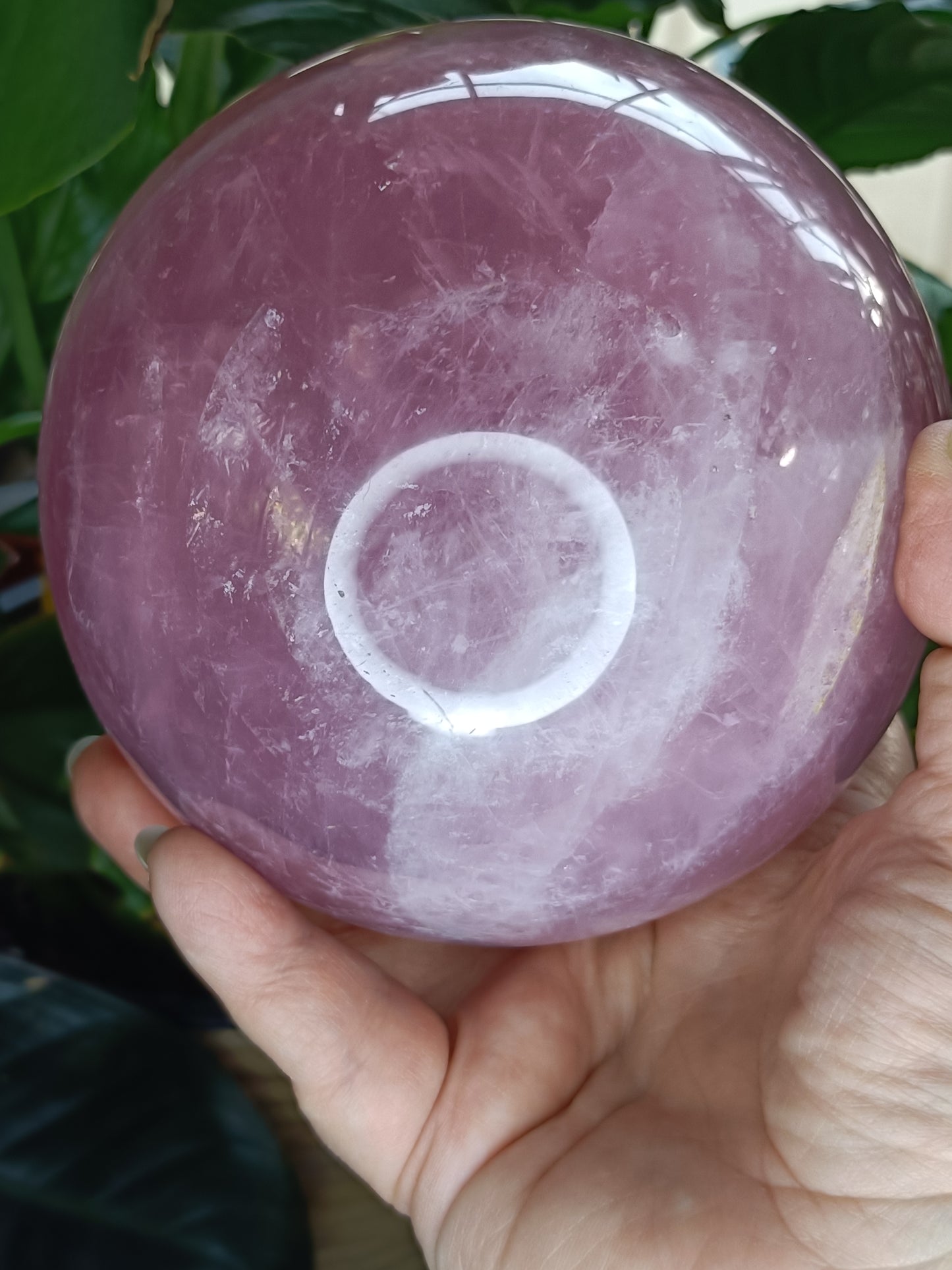 LARGE Dark Rose Quartz Sphere - 2769g