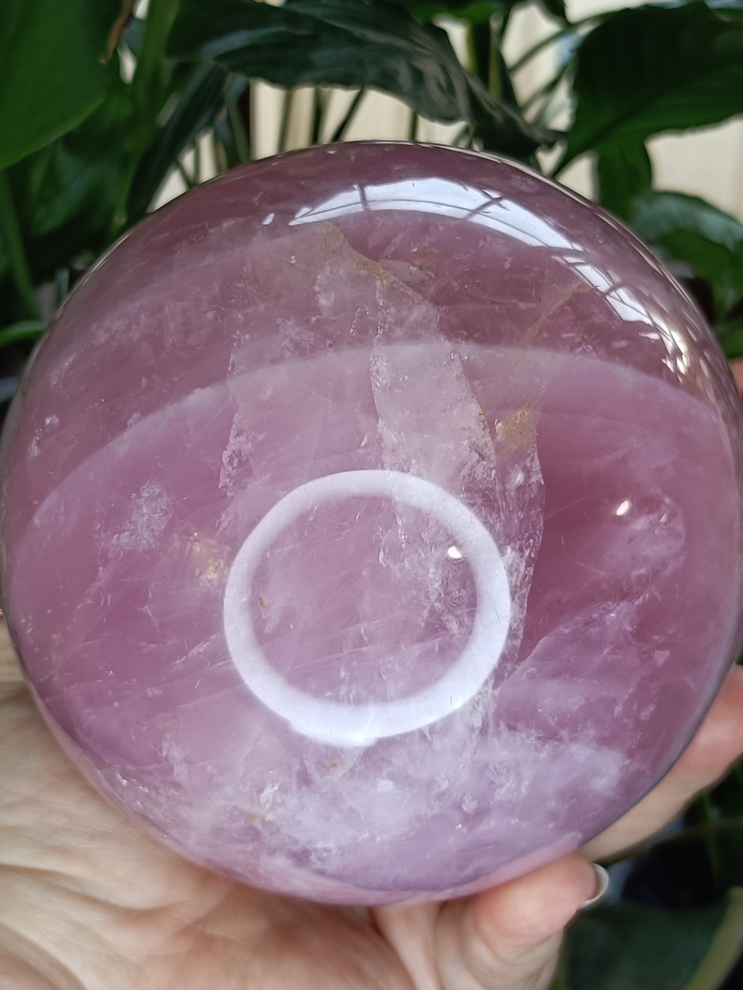 LARGE Dark Rose Quartz Sphere - 2769g
