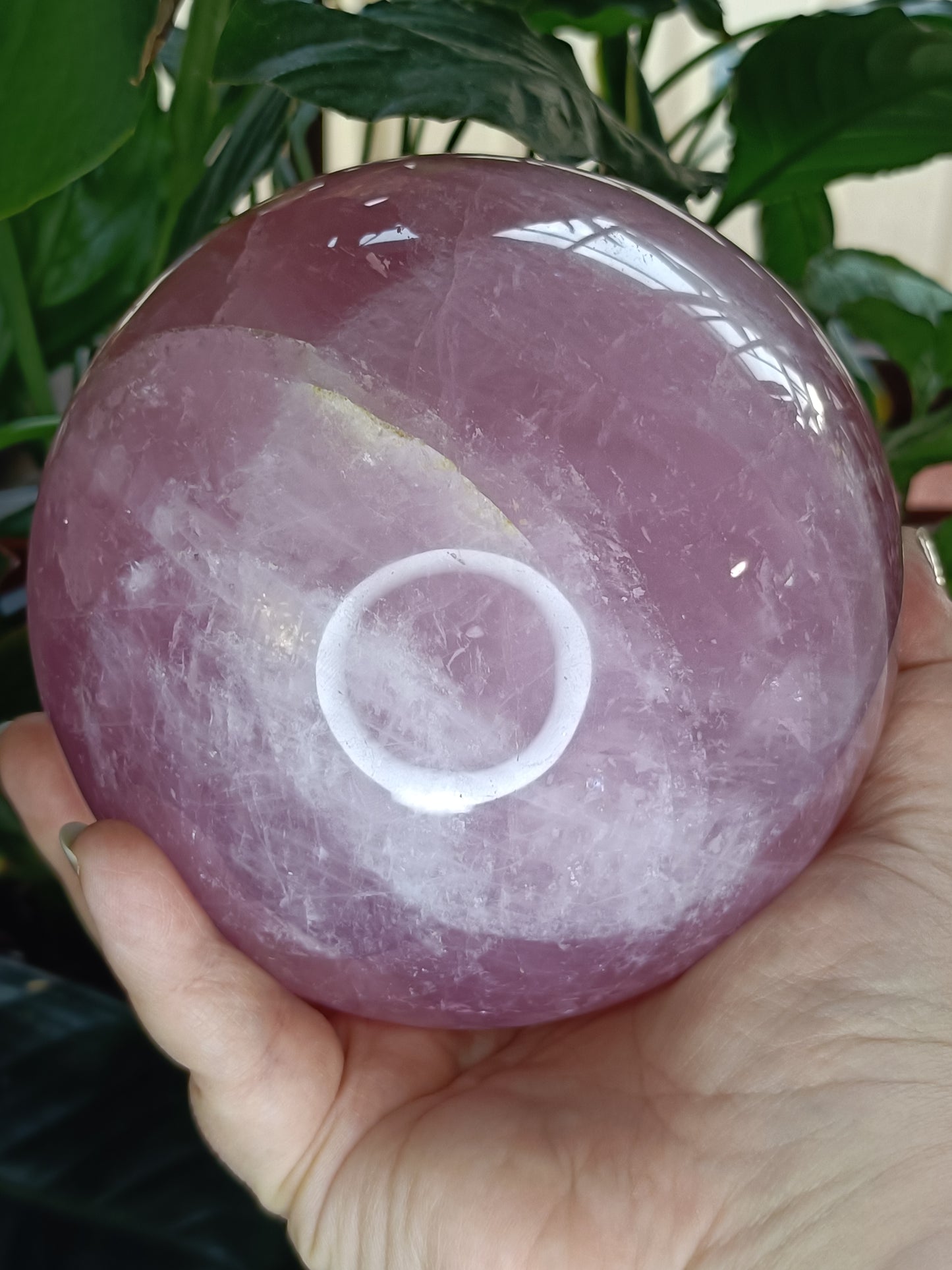 LARGE Dark Rose Quartz Sphere - 2769g