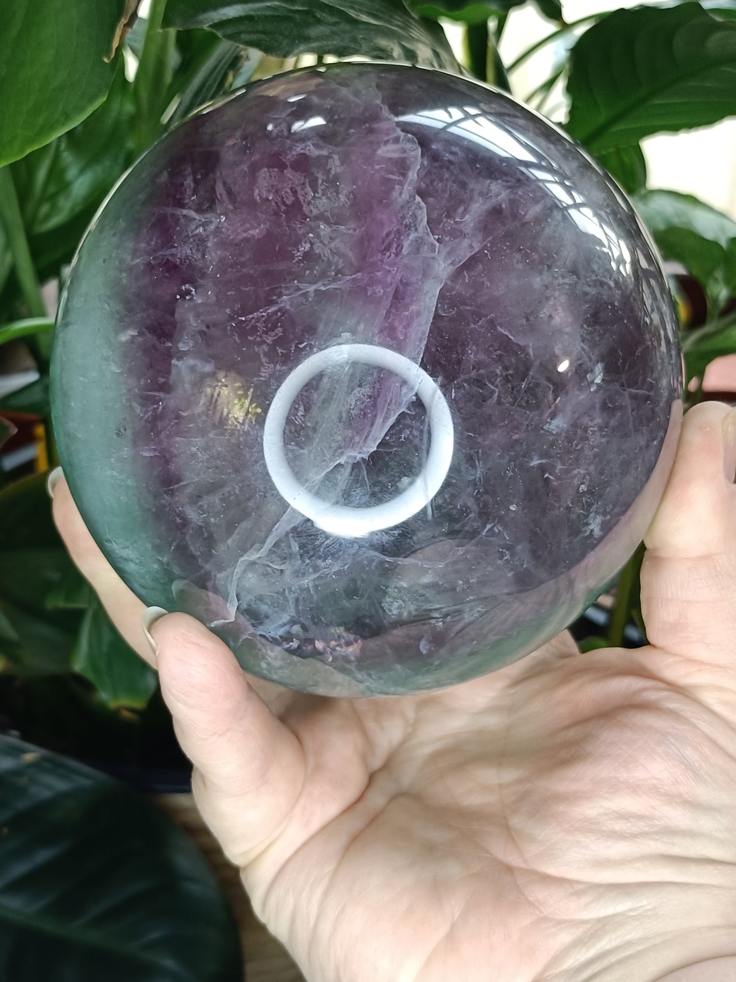 LARGE Rainbow Fluorite Sphere - 2917g