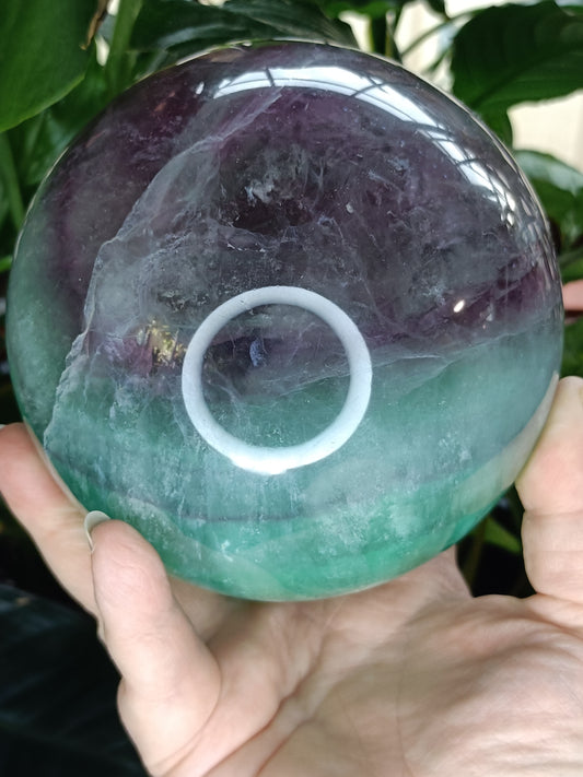 LARGE Rainbow Fluorite Sphere - 2917g
