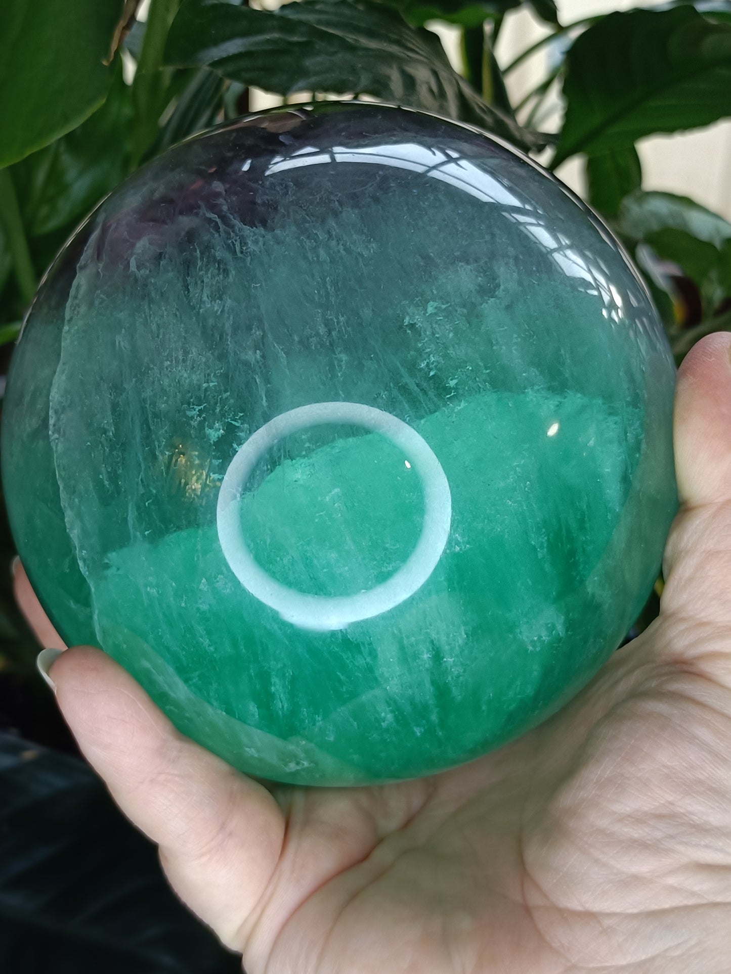 LARGE Rainbow Fluorite Sphere - 2917g