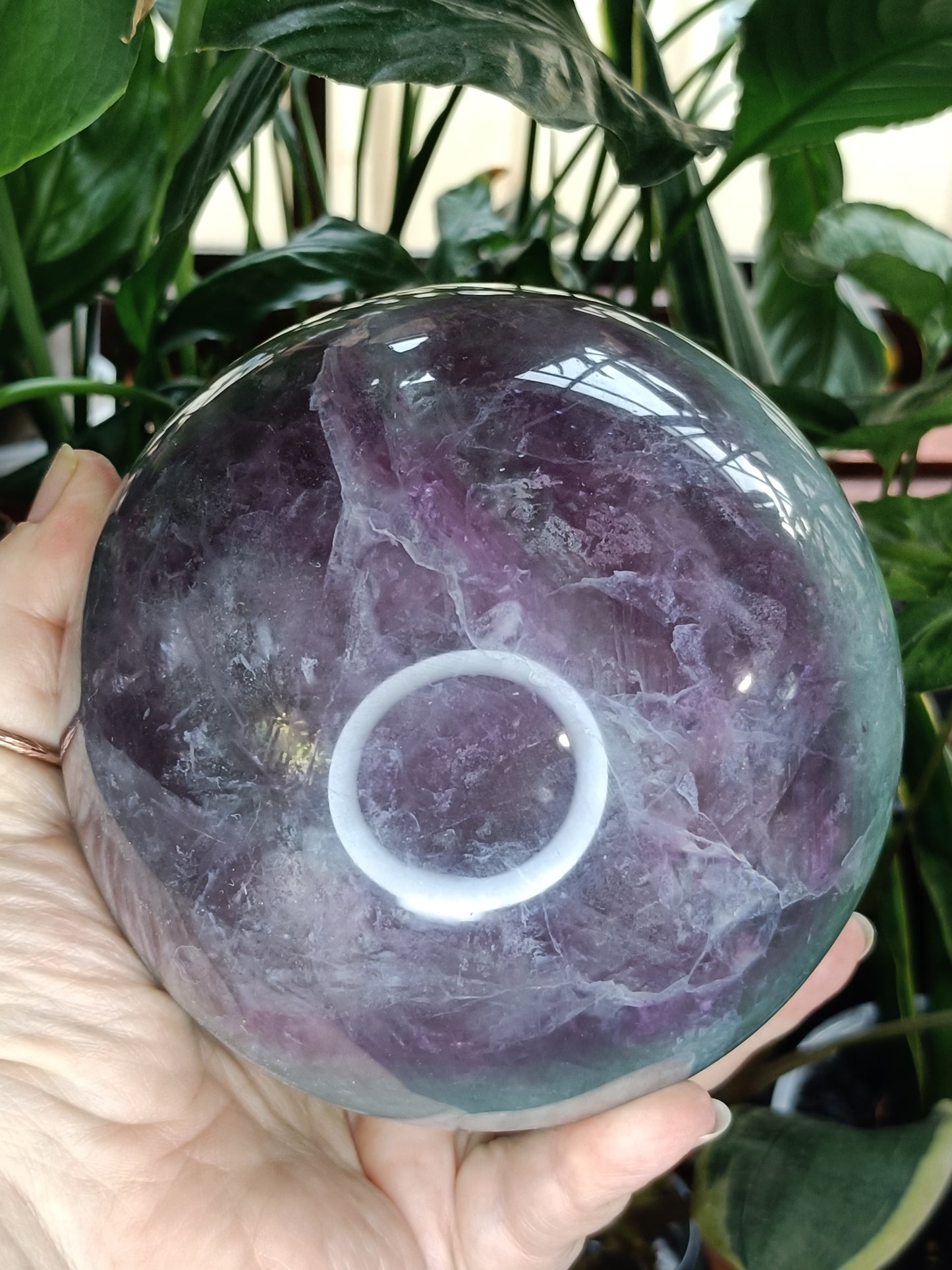 LARGE Rainbow Fluorite Sphere - 2917g