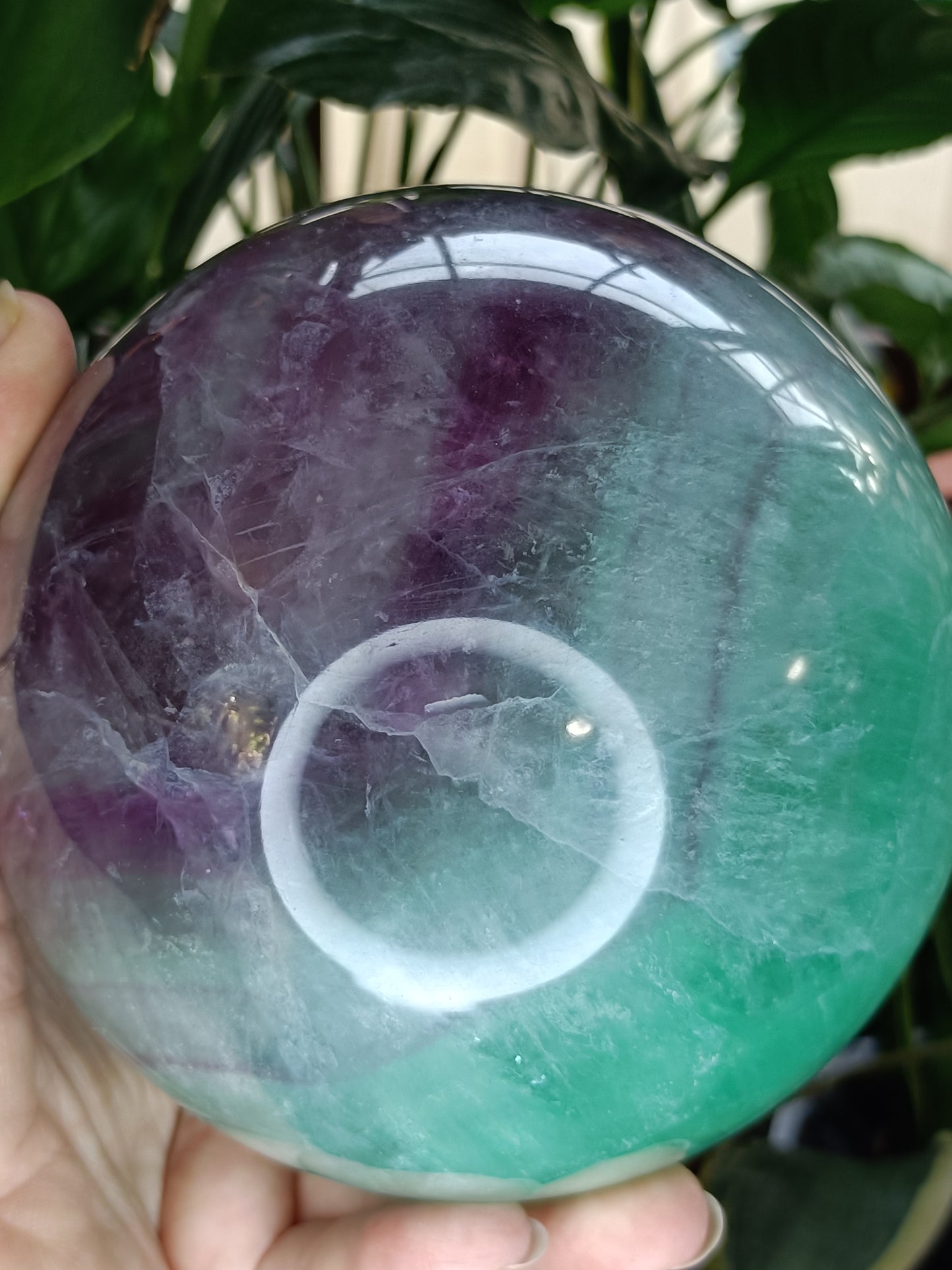 LARGE Rainbow Fluorite Sphere - 2917g