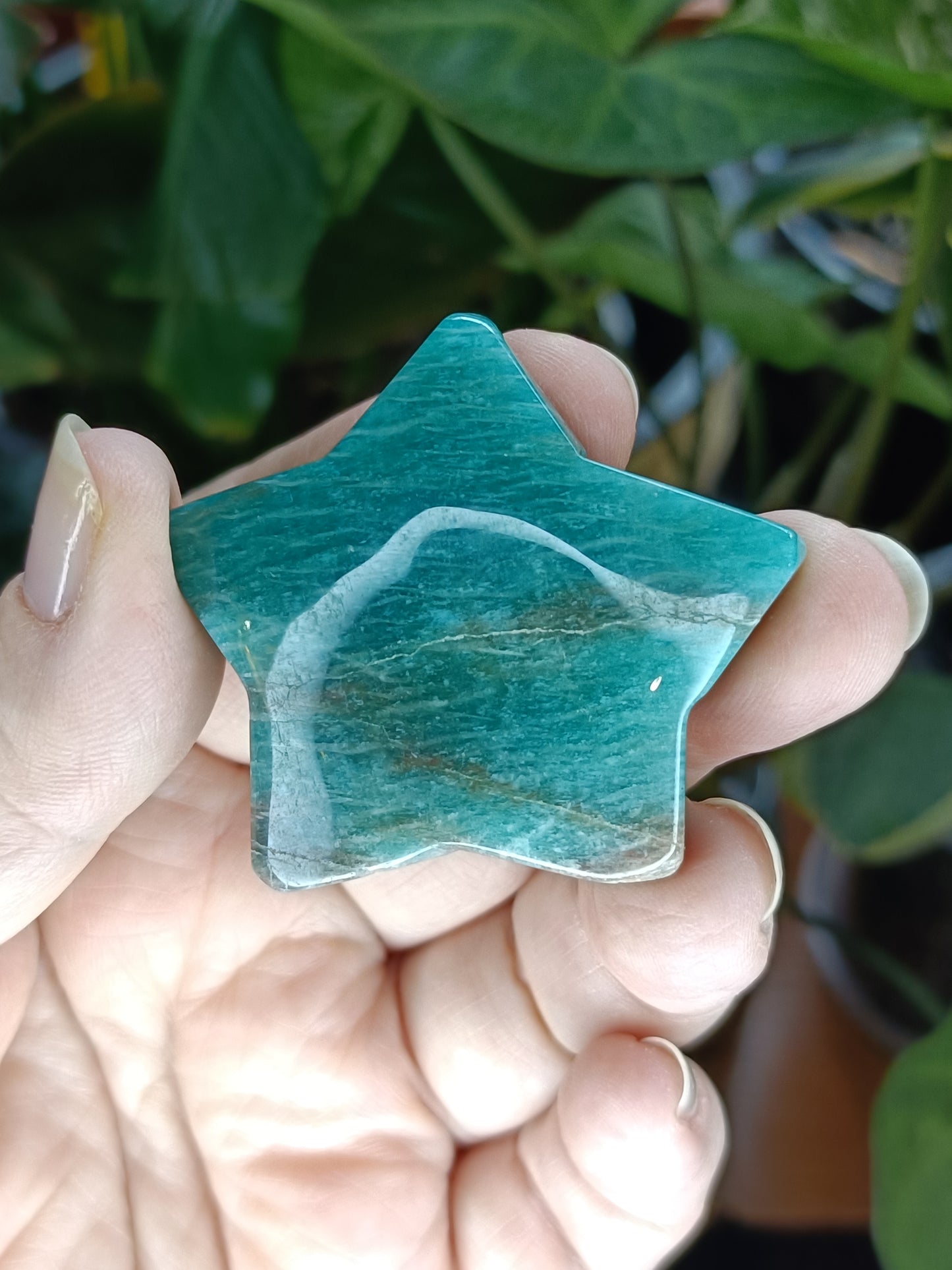 Amazonite Star Mini Carvings - 15-45g