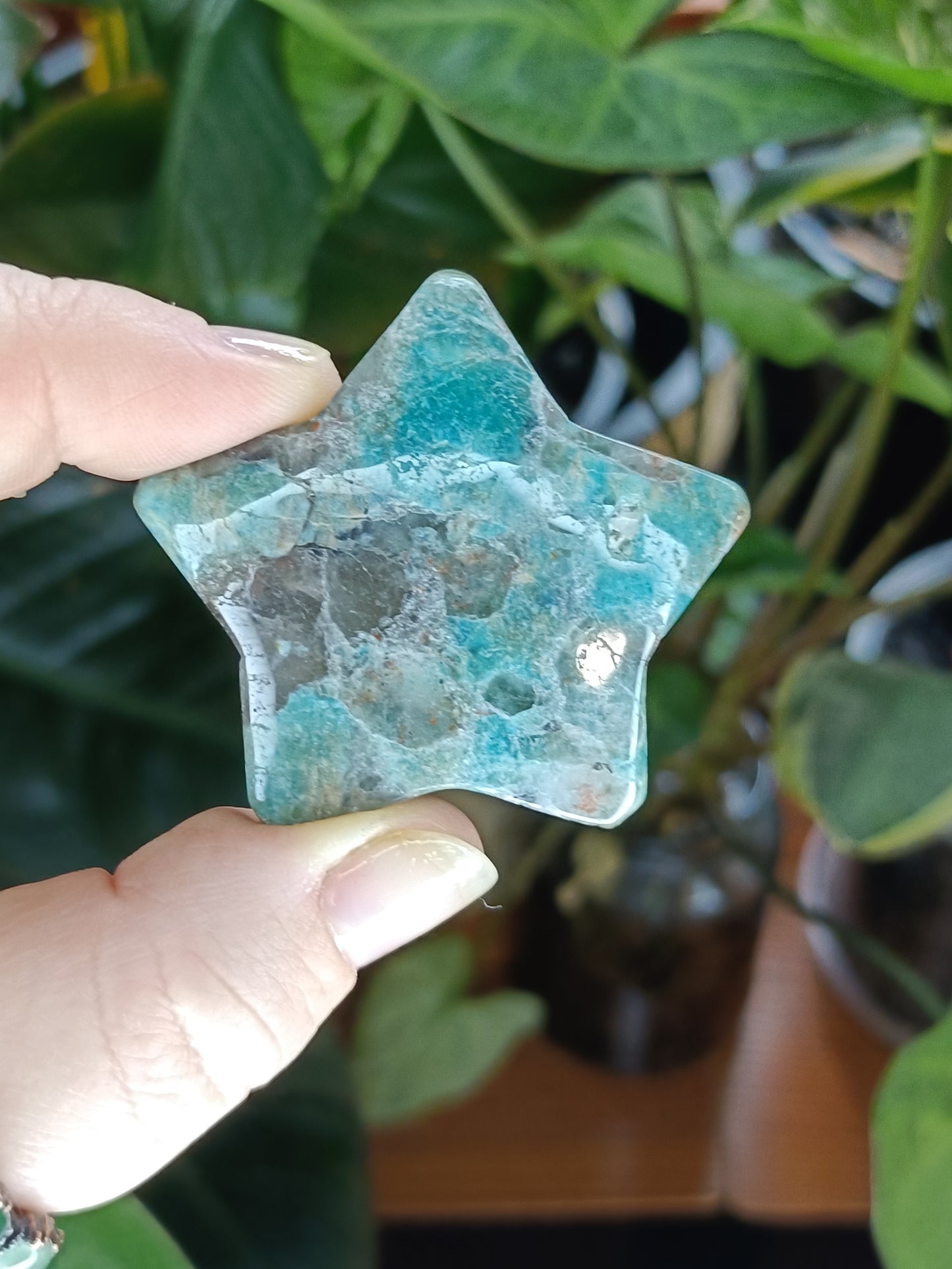 Amazonite Star Mini Carvings - 15-45g