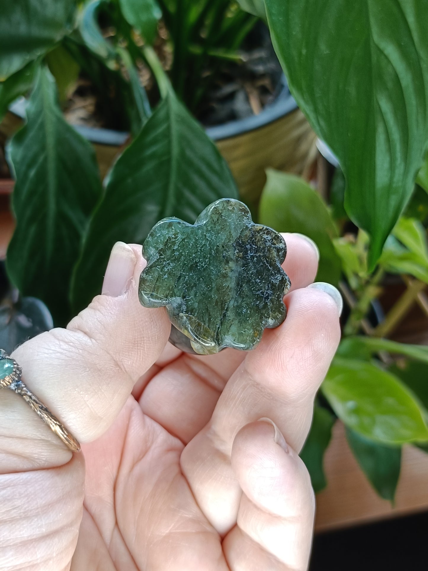 Small Labradorite Octopus Carving - 40-50g