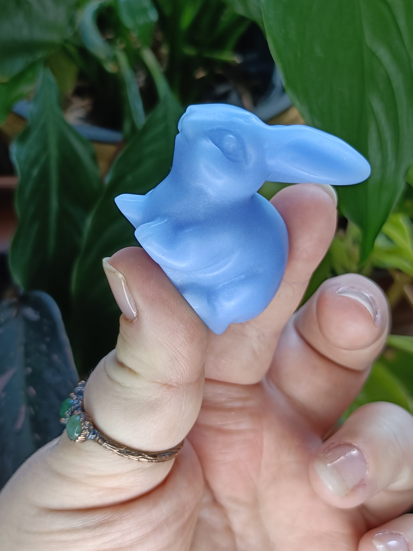 Sitting Rabbit Small Carving - 55-80g