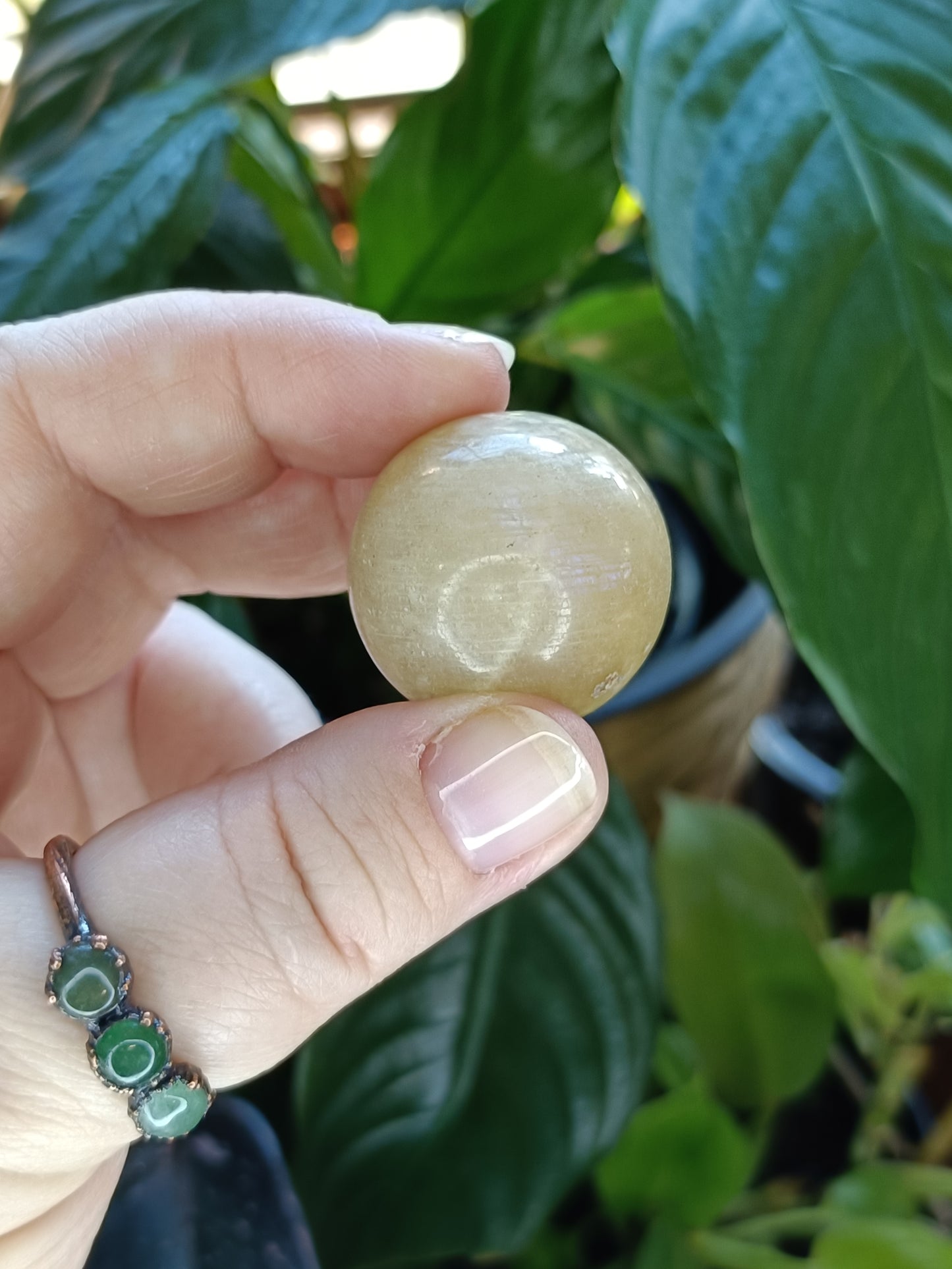 Blue Flash Moonstone Mini Spheres