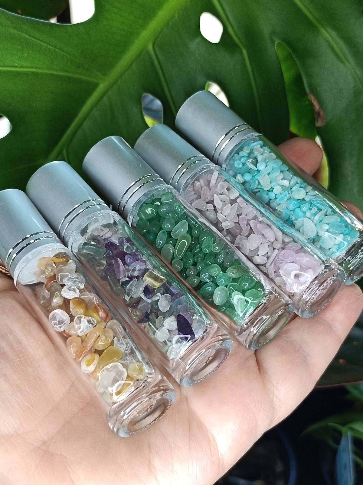 Mixed Empty Glass Perfume Rollers