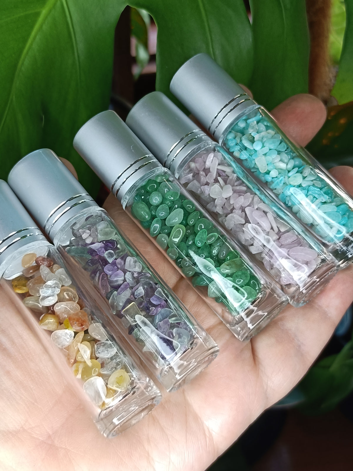 Mixed Empty Glass Perfume Rollers