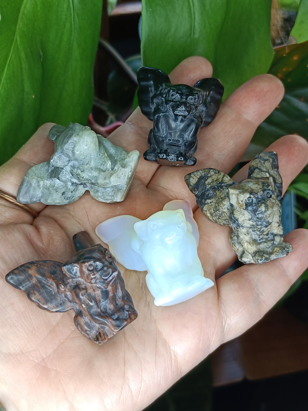Mixed Gargoyle Crystal Mini Carvings