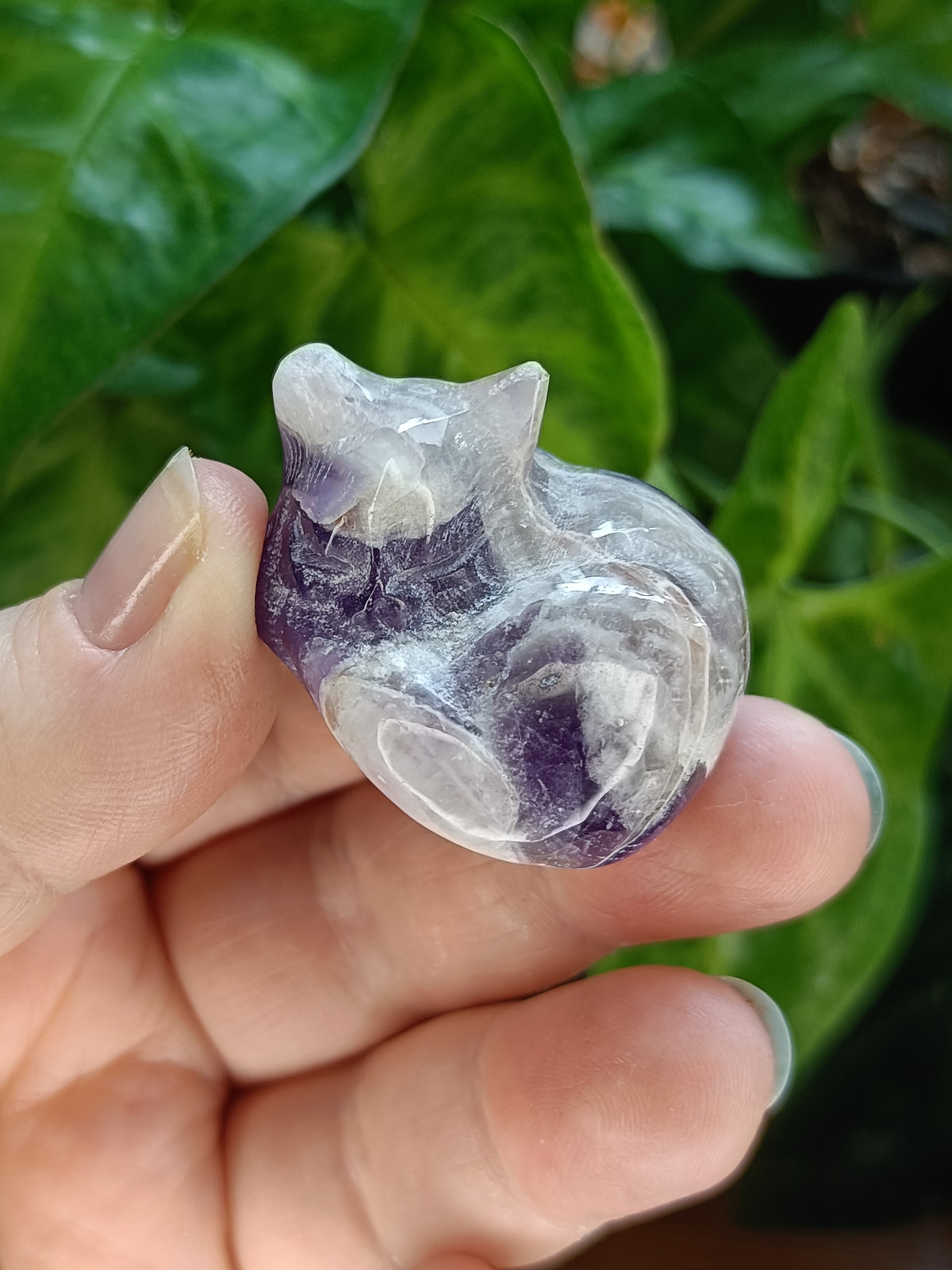 Mixed Small Sleeping Kitten Carvings - 30-40g