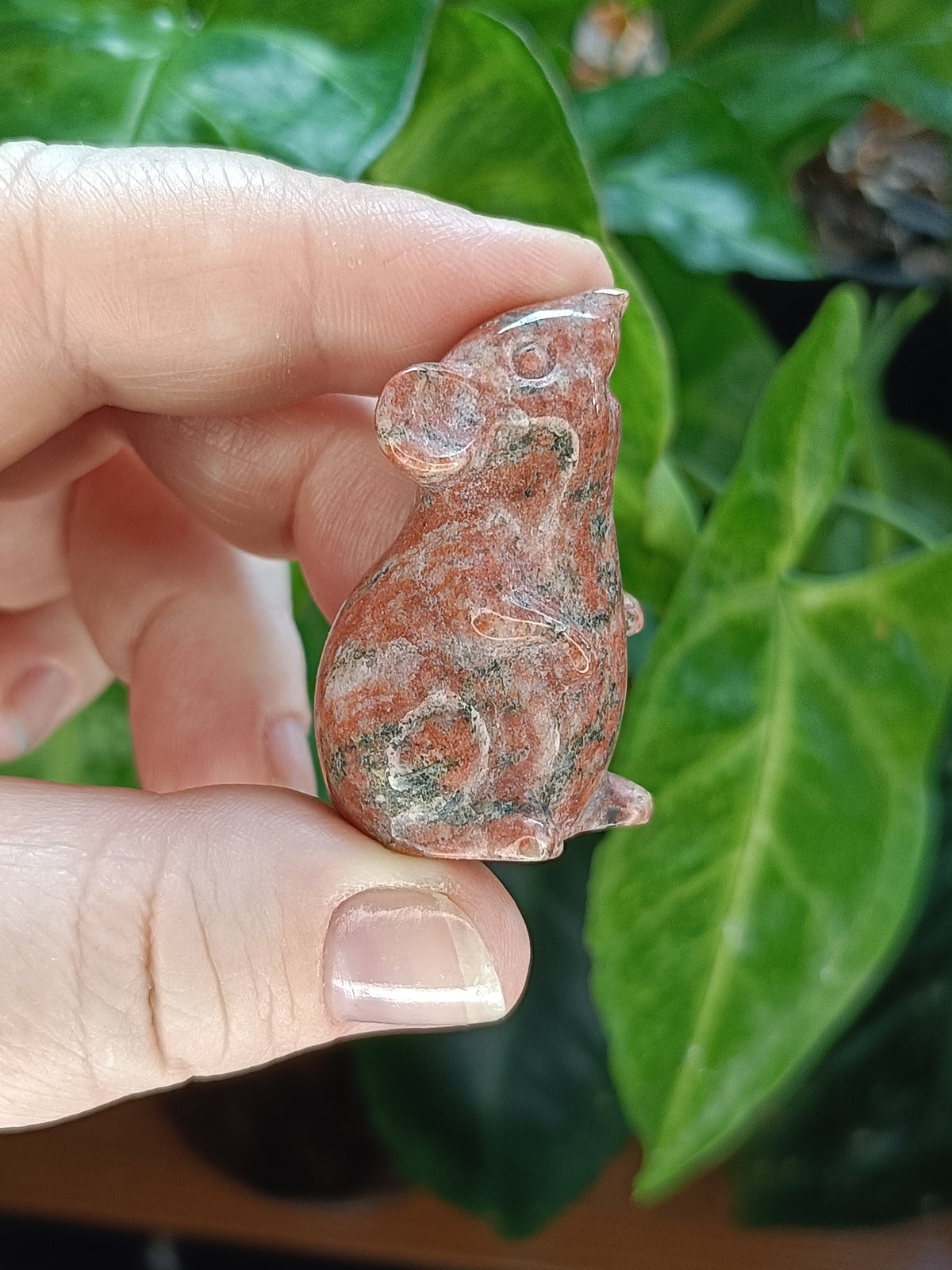 Mixed Small Curious Mouse Carvings - 25-35g
