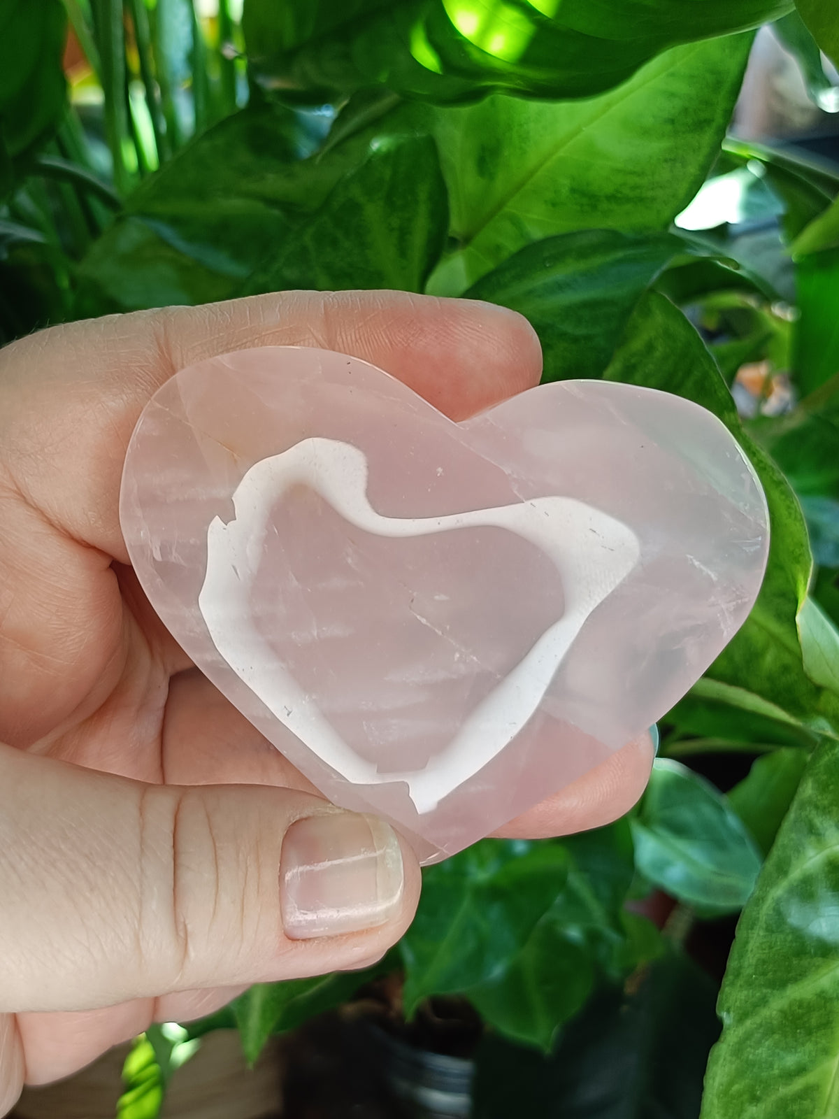 Rose Quartz Heart 114g