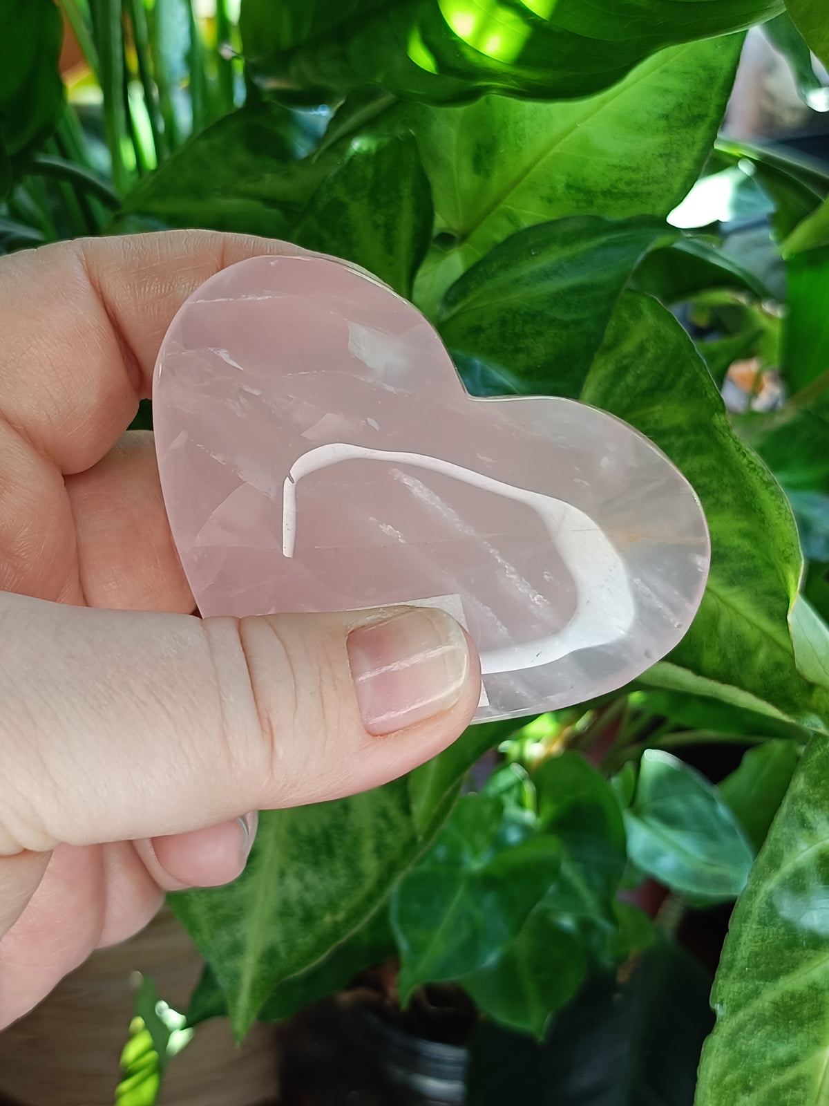 Rose Quartz Heart 114g