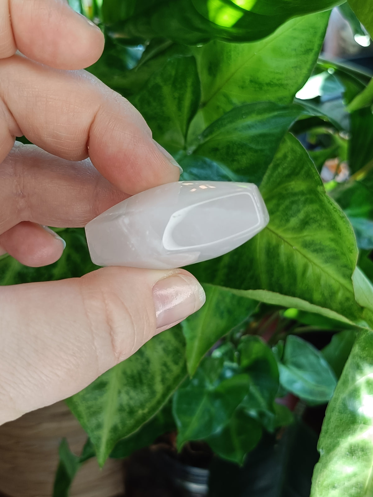 Rose Quartz Teardrop Ornament - 54g