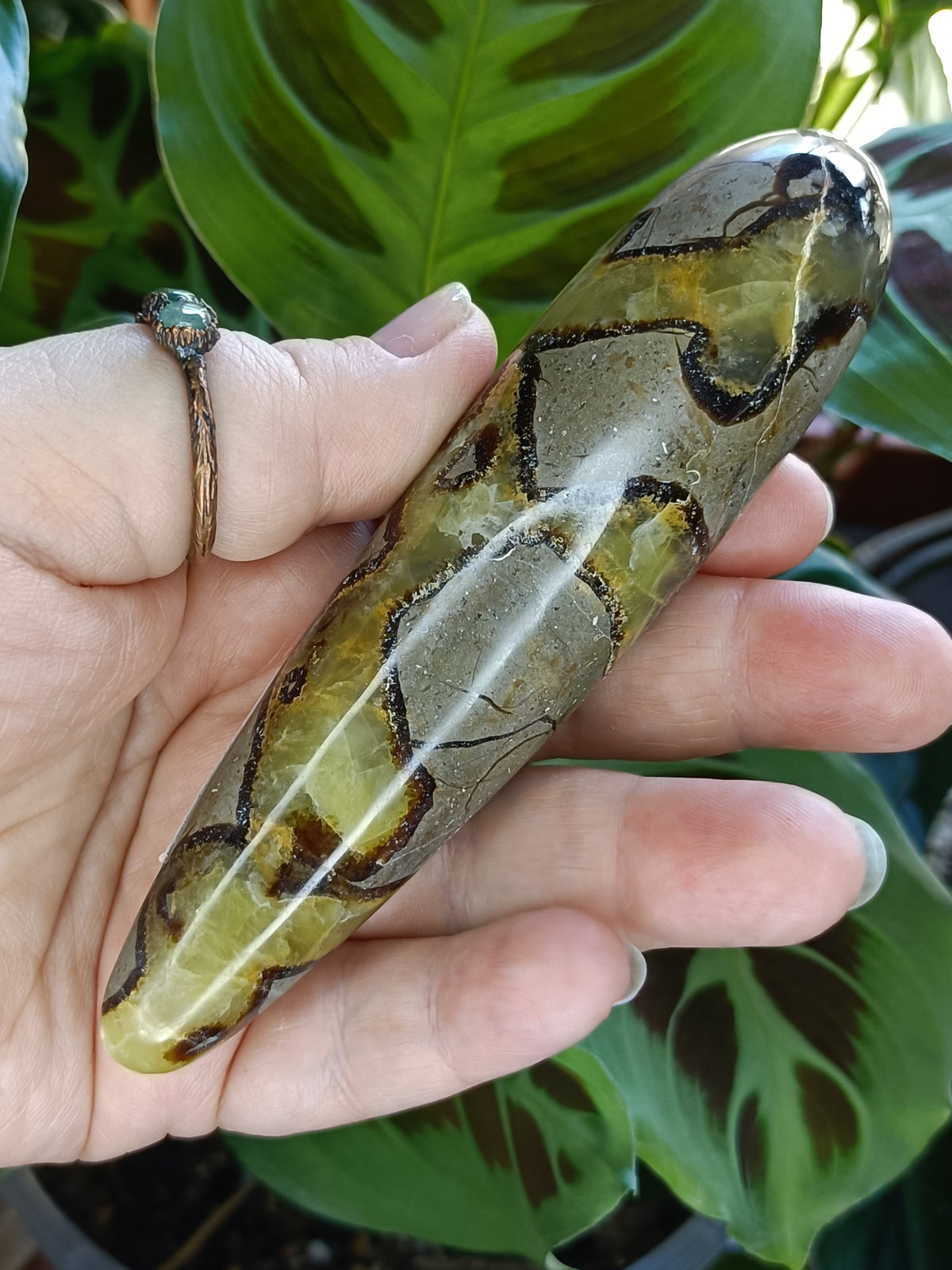 Septarian 'Dragon Stone' Wand - 177g