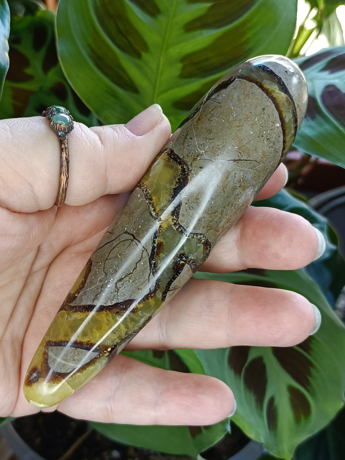 Septarian 'Dragon Stone' Wand - 177g