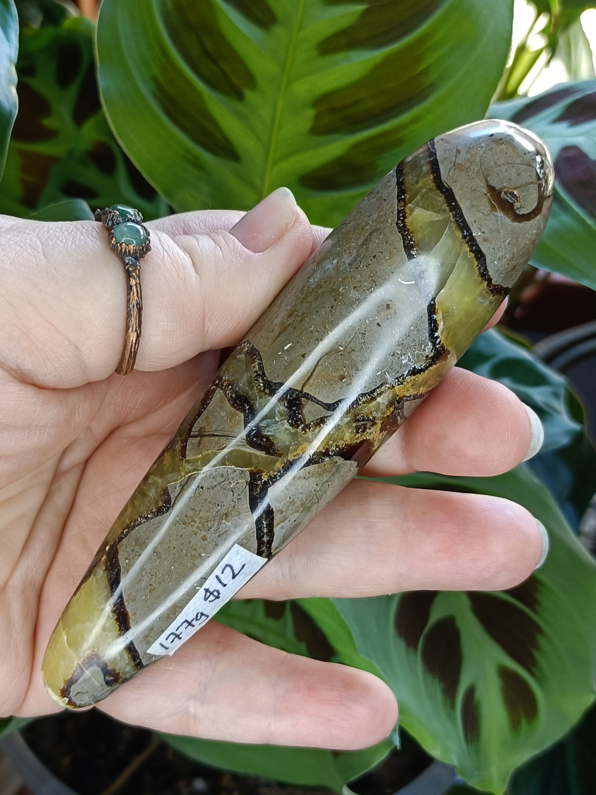 Septarian 'Dragon Stone' Wand - 177g