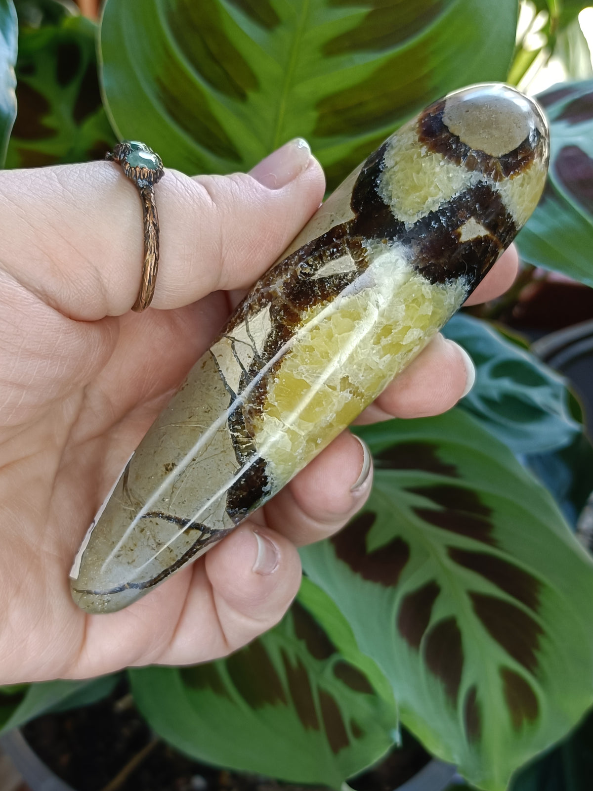 Septarian 'Dragon Stone' Wand - 160g
