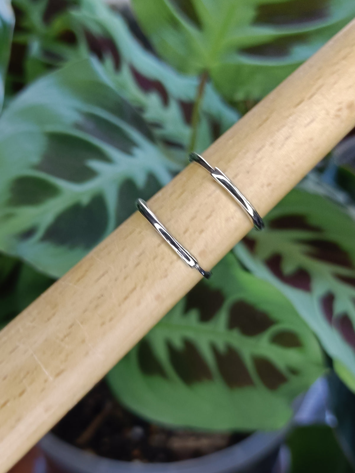 Herkimer Quartz Ring - Silver-Plated Copper