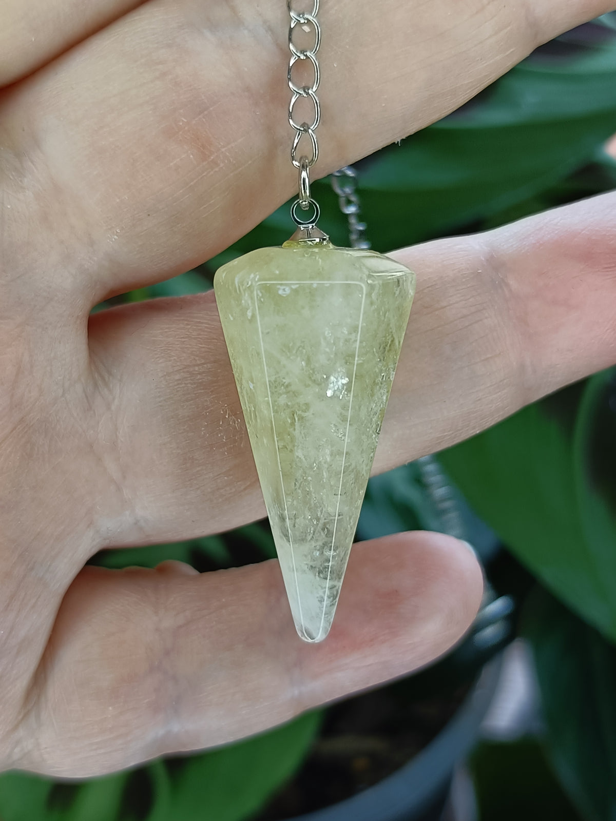 Mixed Gemstone Pendulums - Silver-Plated Copper