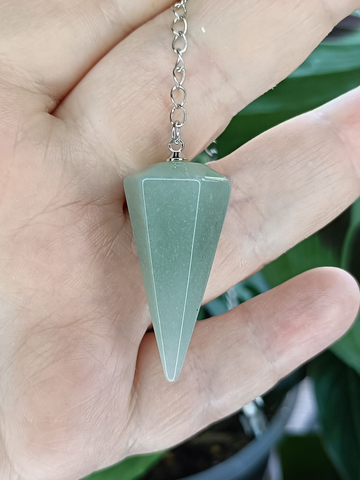 Mixed Gemstone Pendulums - Silver-Plated Copper