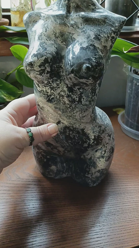 Picasso Jasper Goddess Body Carving - 6.1kg